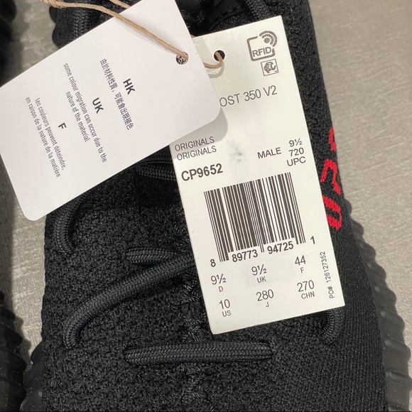 AUTHENTIC Yeezy Boost 350 Made by Adidas, New in the Box, size 10 - Picture 12 of 15